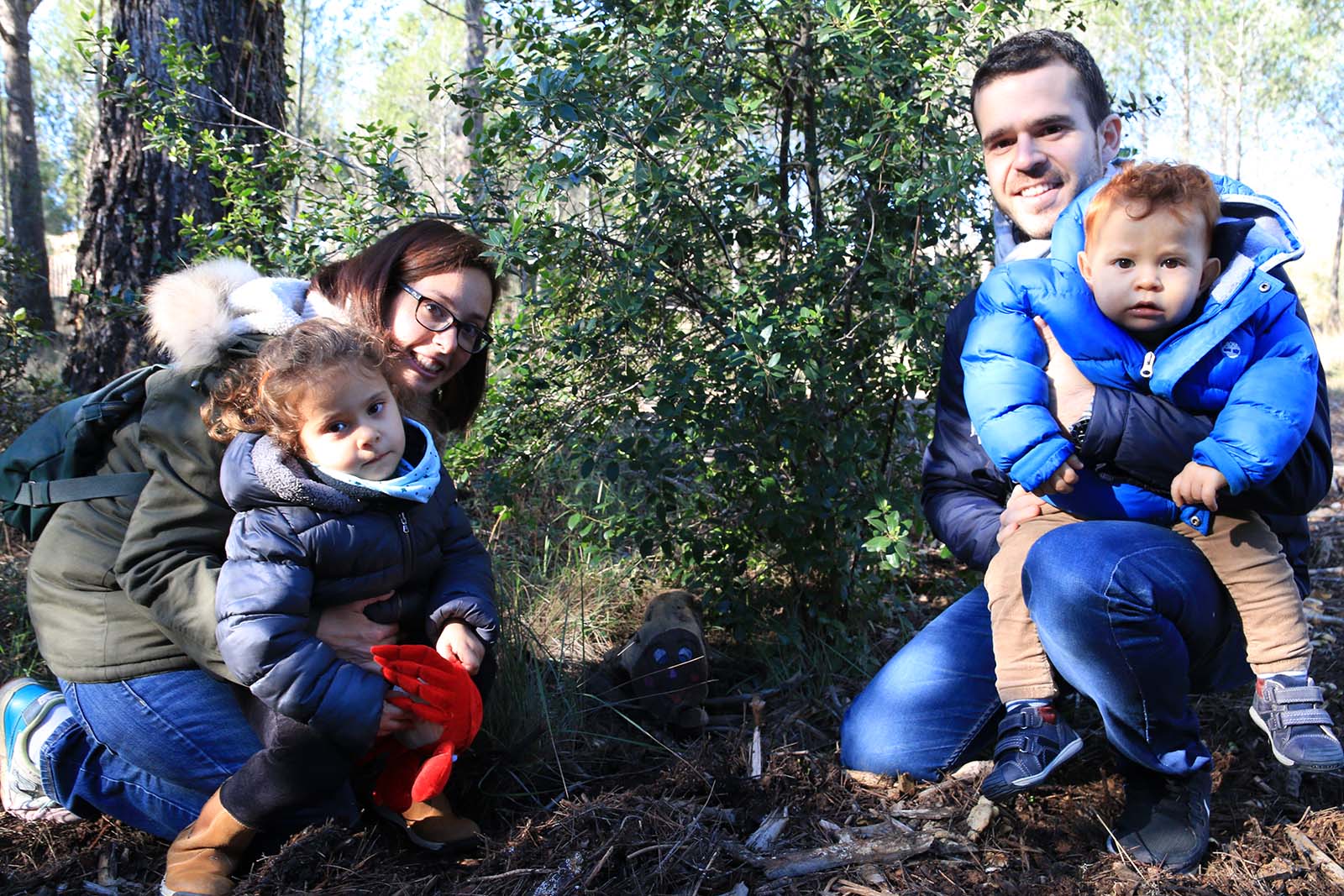 Una família ja ha trobat el seu tió FOTO: Lali Álvarez 