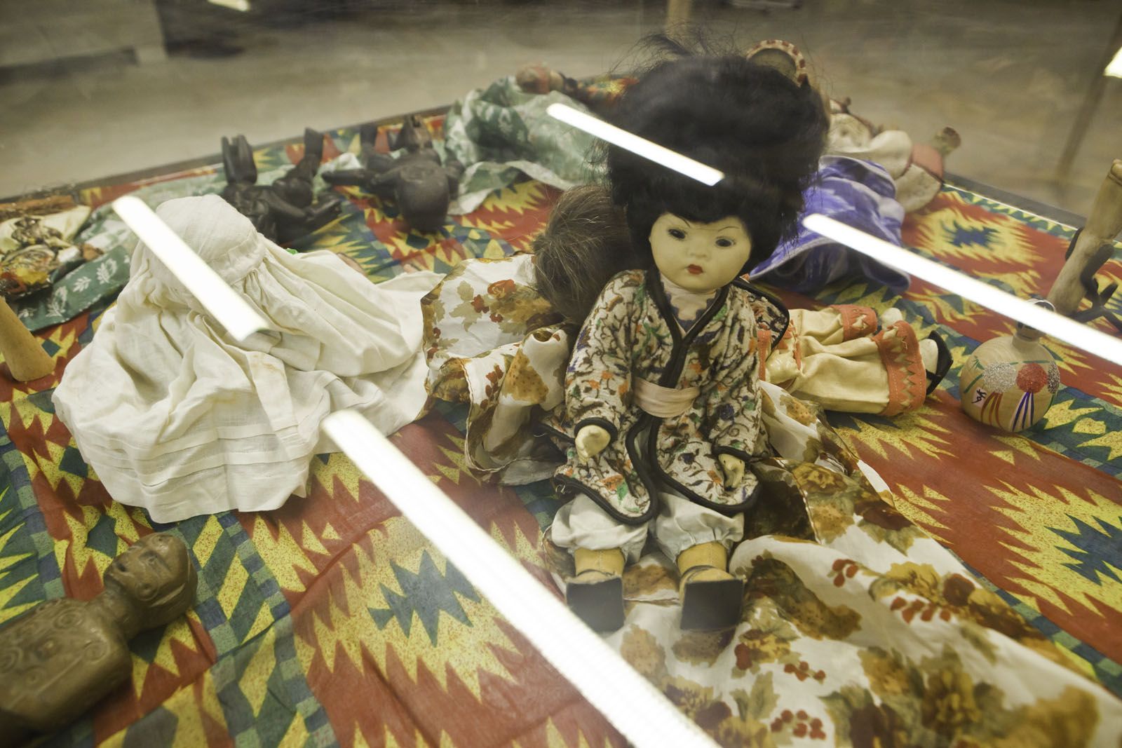 La mostra recull una part de les nines d'Ada Manresa  FOTO: Artur Ribera