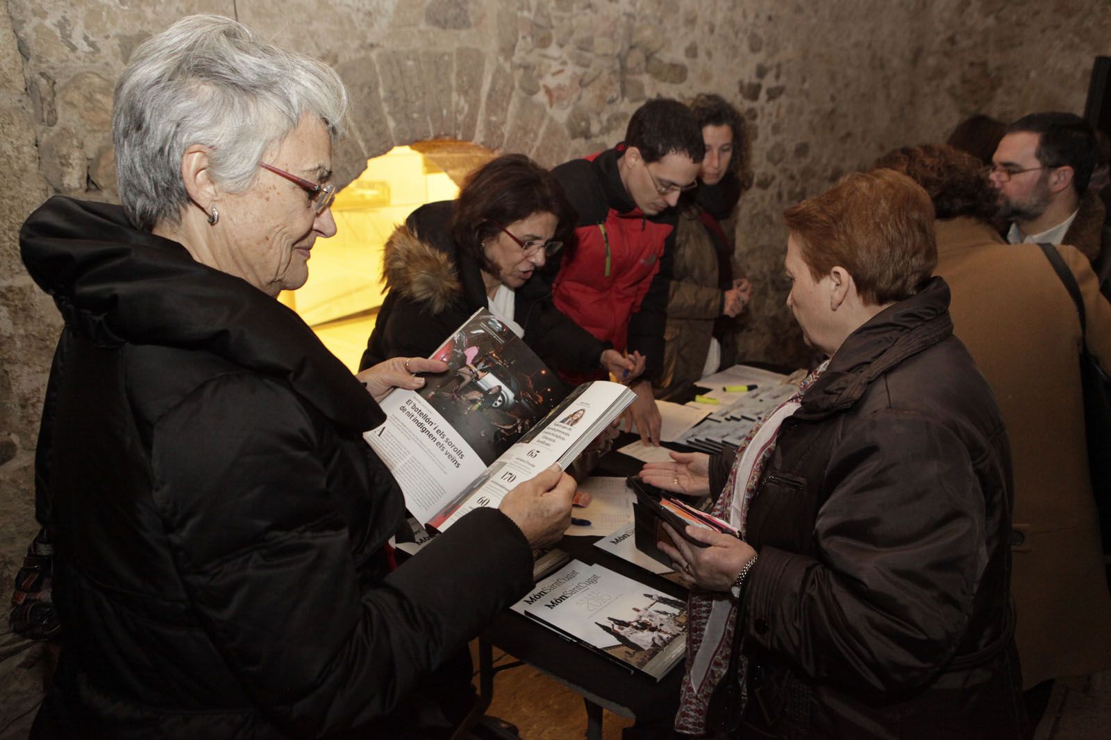 Durant l'acte s'ha pogut adquirir el nou número FOTO: Artur Ribera Durant l'acte s'ha pogut adquirir el nou número FOTO: Artur Ribera