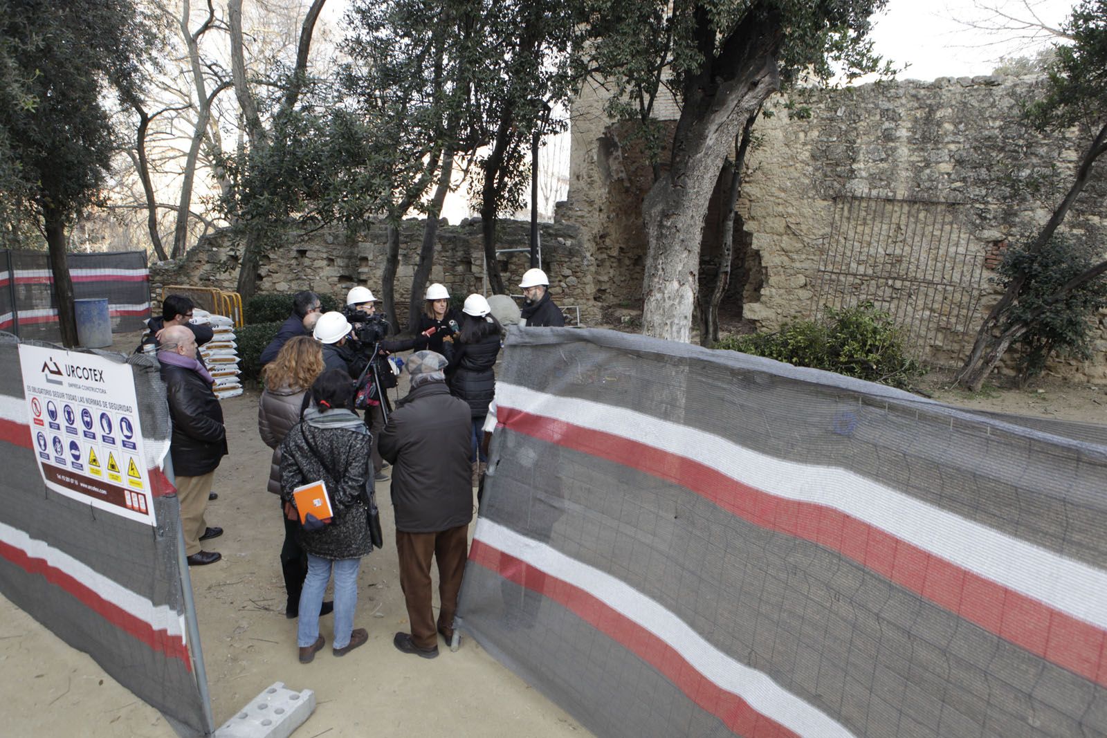 La visita d'obres s'ha celebrat aquest 18 de gener FOTO: Artur Ribera