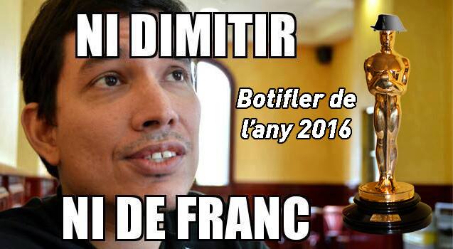 El polític va deixar el grup municipal de la CUP-PC, però no va abandonar el plenari FOTO: Arran 