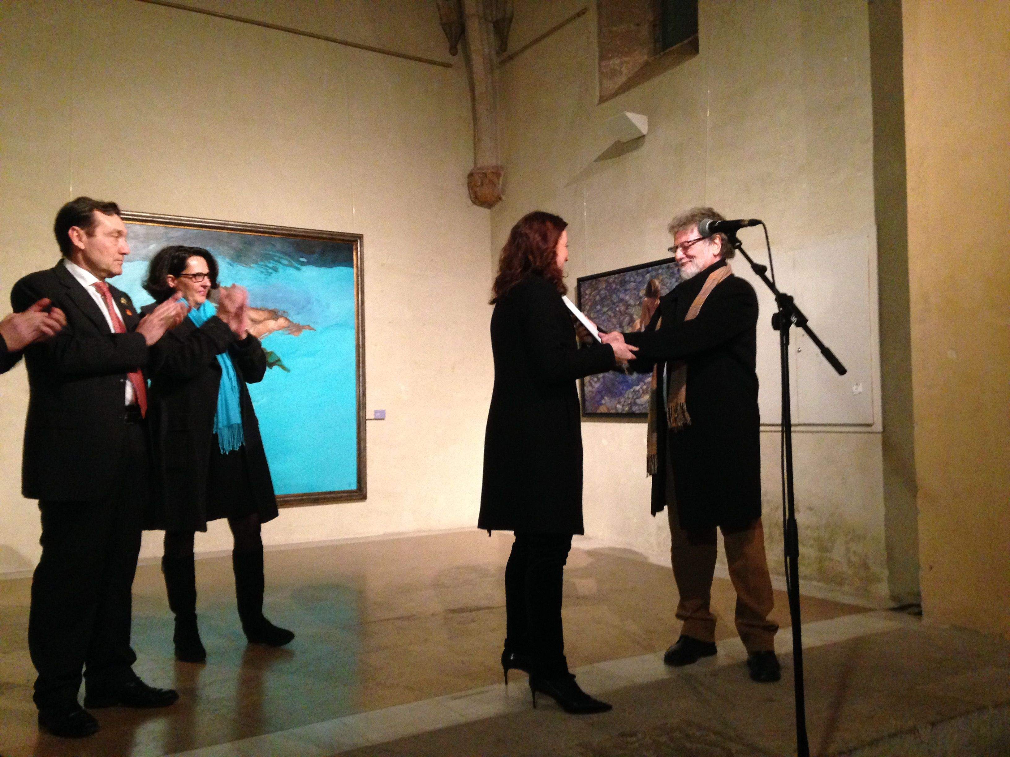 Sant Cugat ha reconegut la tasca de l'artista FOTO: C. Caballé Sant Cugat ha reconegut la tasca de l'artista FOTO: C. Caballé