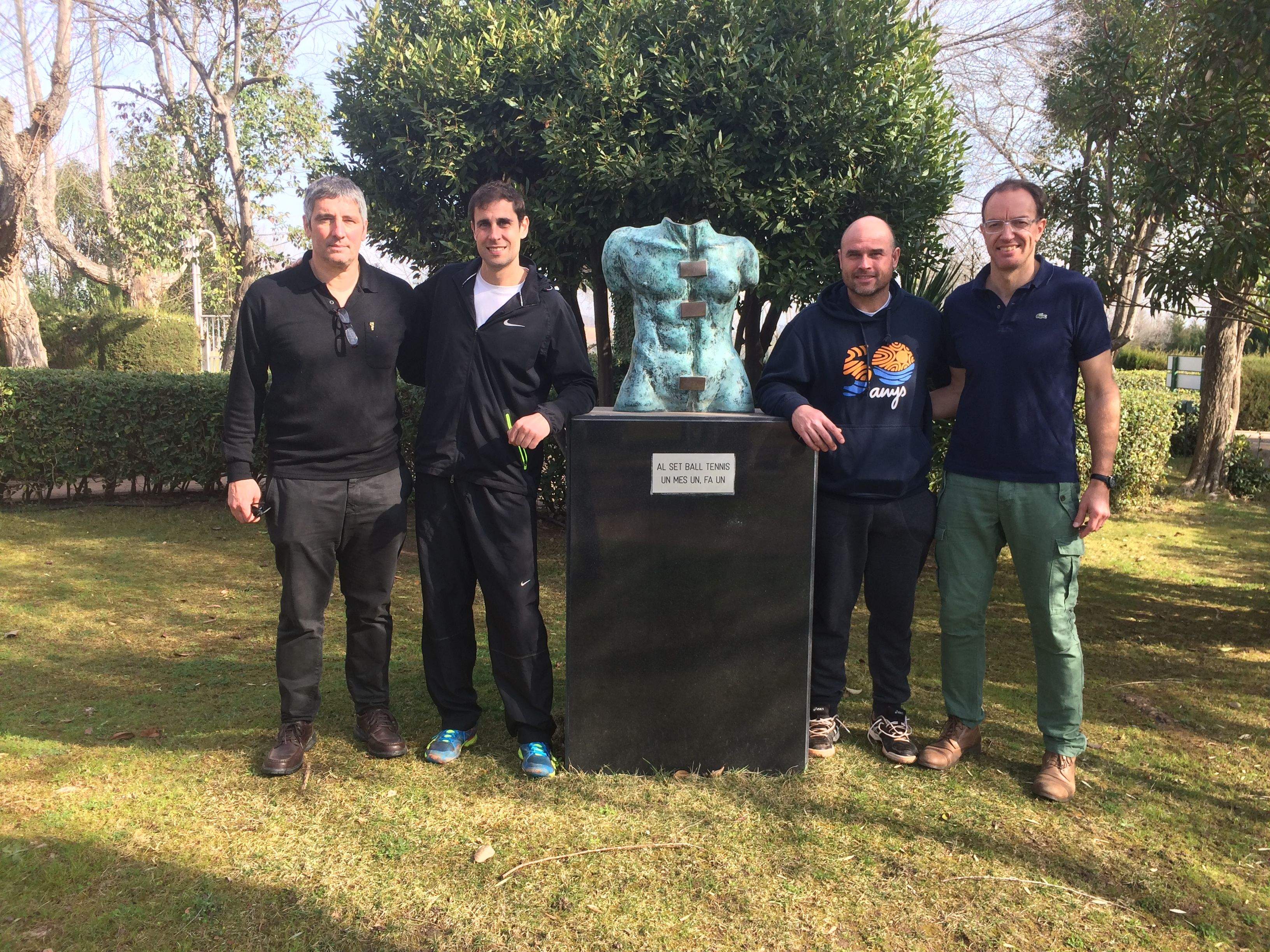 I&ntilde;aki Ezpeleta, Francesc Costa, Jordi Ortega i Alexis Eggens. FOTO: &Agrave;. L. P.