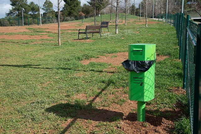 El nou espai de sociabilitat de gossos està al Turó de Can Mates FOTO: Localpres