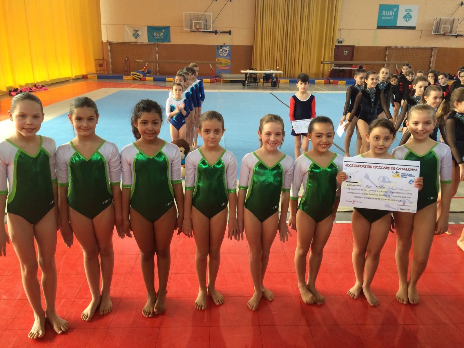 El Club Art&iacute;stica Sant Cugat participar&agrave; en la final Territorial del Consell Escolar. FOTO: Club Gimn&agrave;stica Sant Cugat