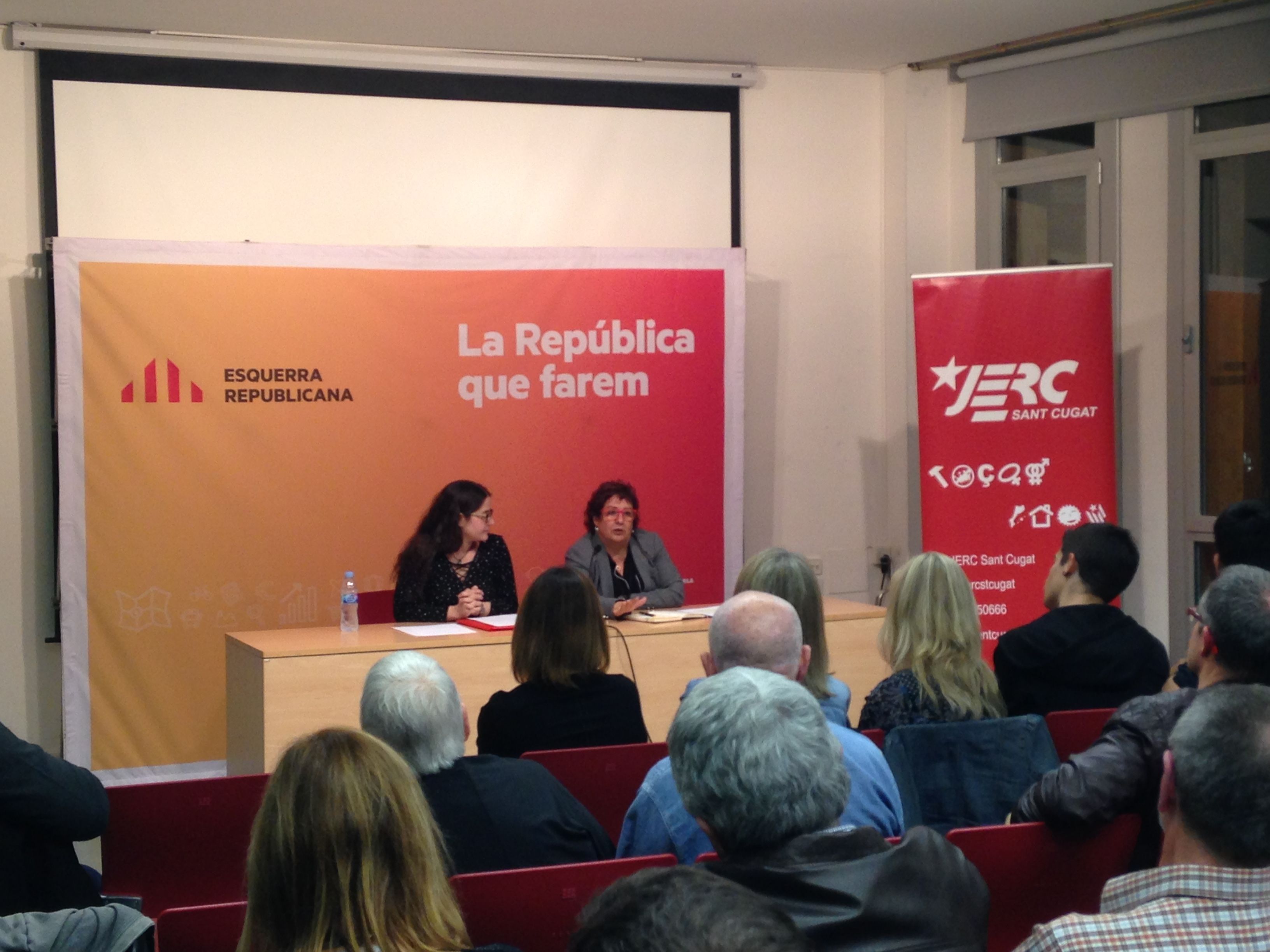 La xerrada s'ha celebrat a la Casa de Cultura aquest 15 de març  FOTO: C. Caballé