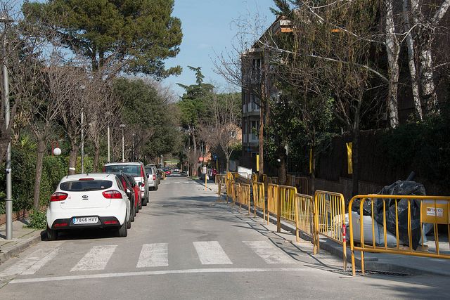 Obres a l'Eixample Sud, carrer de Sant Eduard FOTO: Localpres
