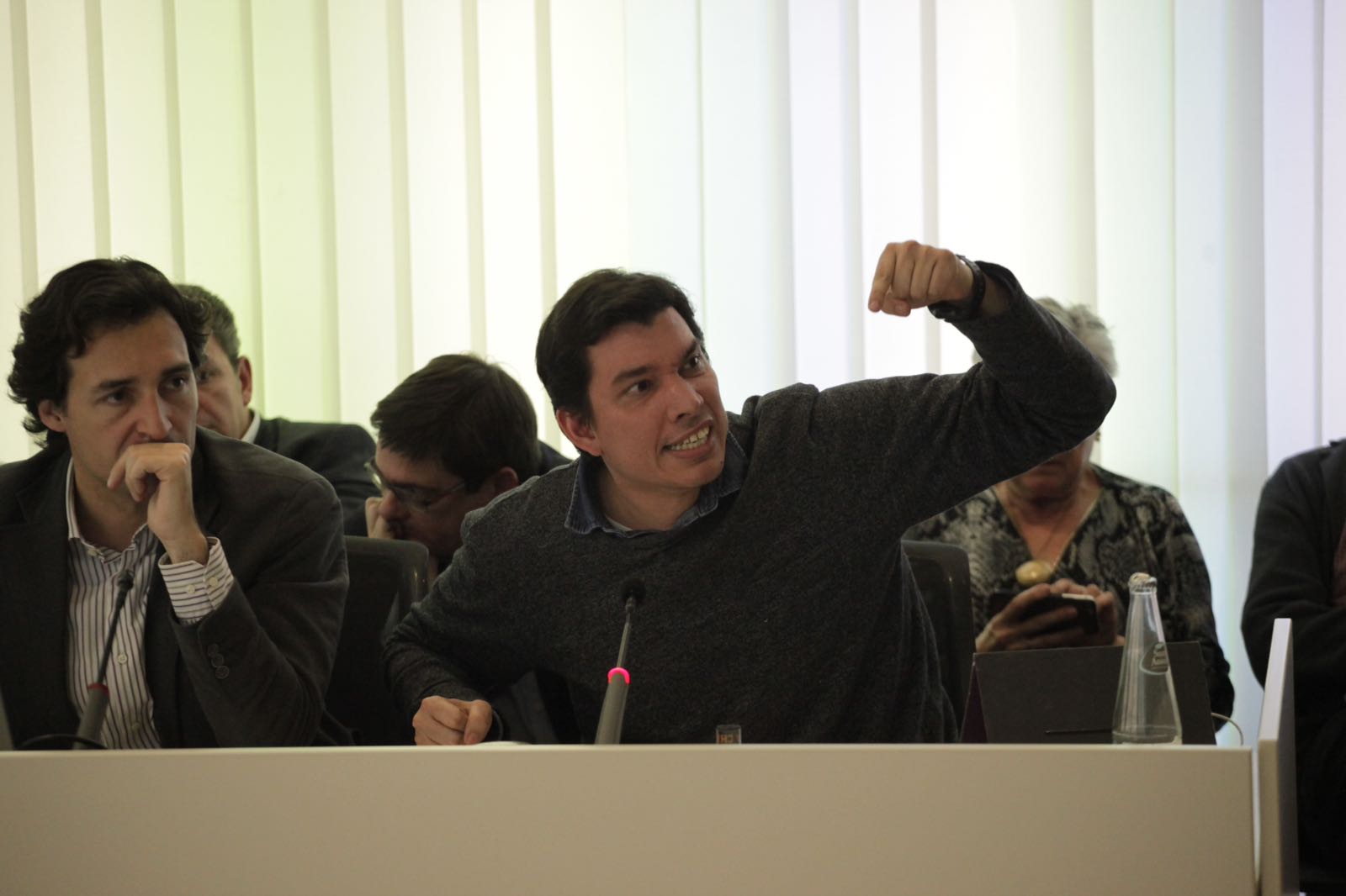 Dimitri Defranc durant l'enfrontament amb el Sr. Jurado. FOTO: Artur Ribera Dimitri Defranc durant l'enfrontament amb el Sr. Jurado. FOTO: Artur Ribera