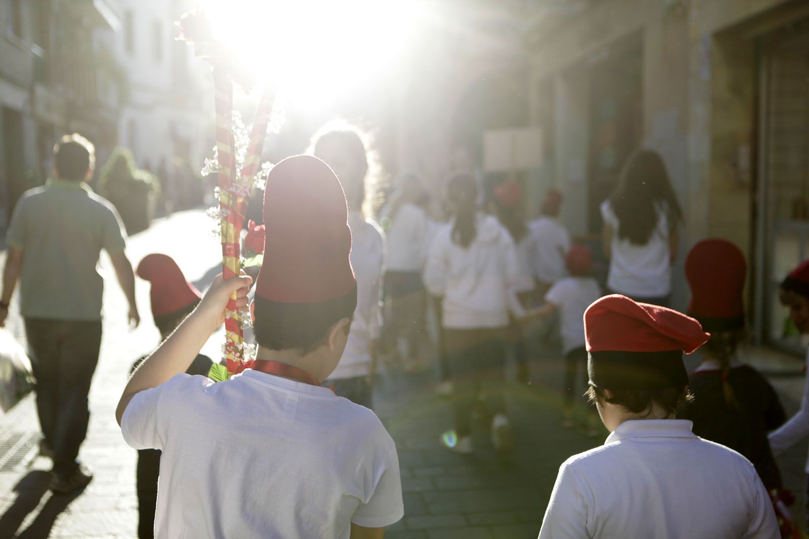 Els membres de la coral han estat els encarregats de cantar FOTO: Artur Ribera