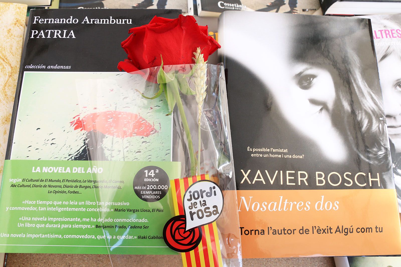Els grans triomfadors d'aquest Sant Jordi FOTO: Lali Álvarez 