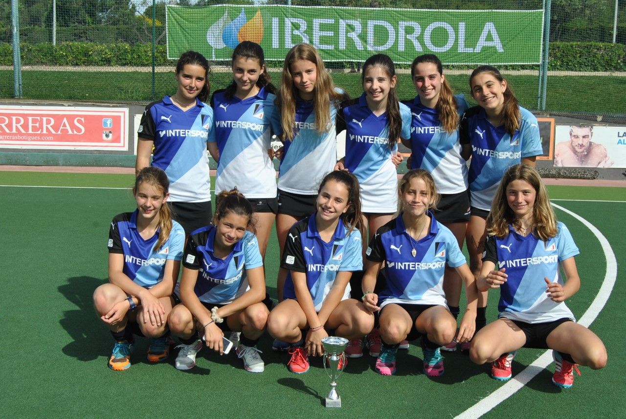 L'equip infantil femen&iacute; del Junior FC ha guanyat la versi&oacute; infantil de la Final 4 de Divisi&oacute; d'Honor. FOTO: &Agrave;lex L&oacute;pez Puig