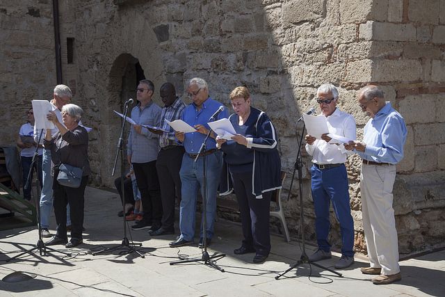 Els personatges representats, o els seus familiars, han participat de la Diada FOTO: Localpres Els personatges representats, o els seus familiars, han participat de la Diada FOTO: Localpres