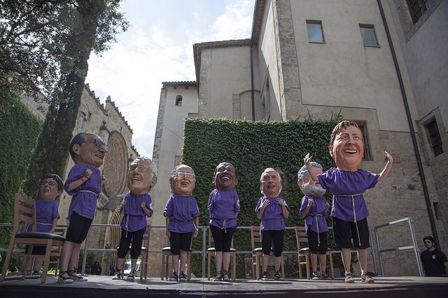 Els Caparrots han rebut la nova figura FOTO: Localpres Els Caparrots han rebut la nova figura FOTO: Localpres