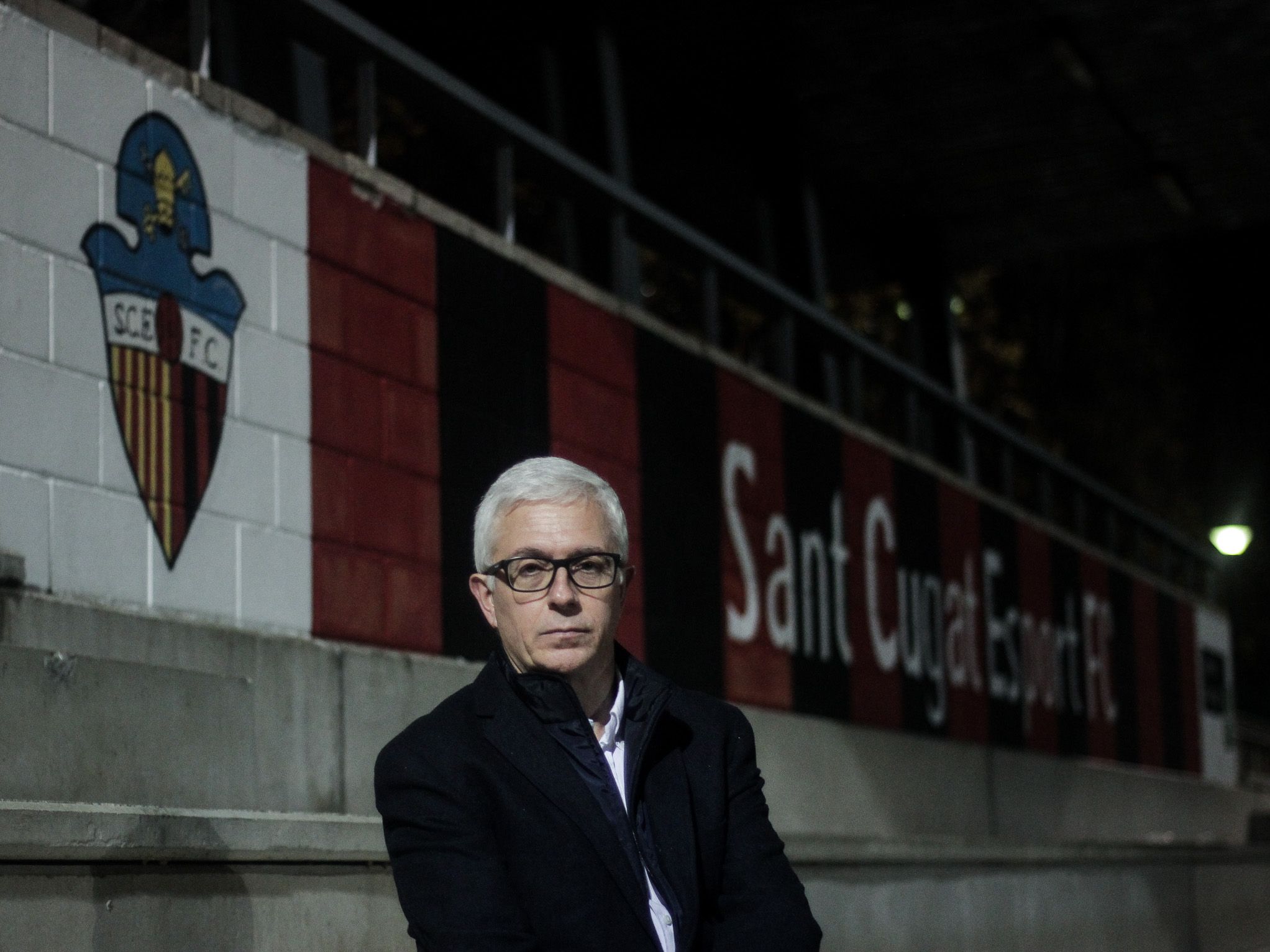 Llorenç Santasusagna, president del Sant Cugat Esport FC. FOTO: Ale Gómez