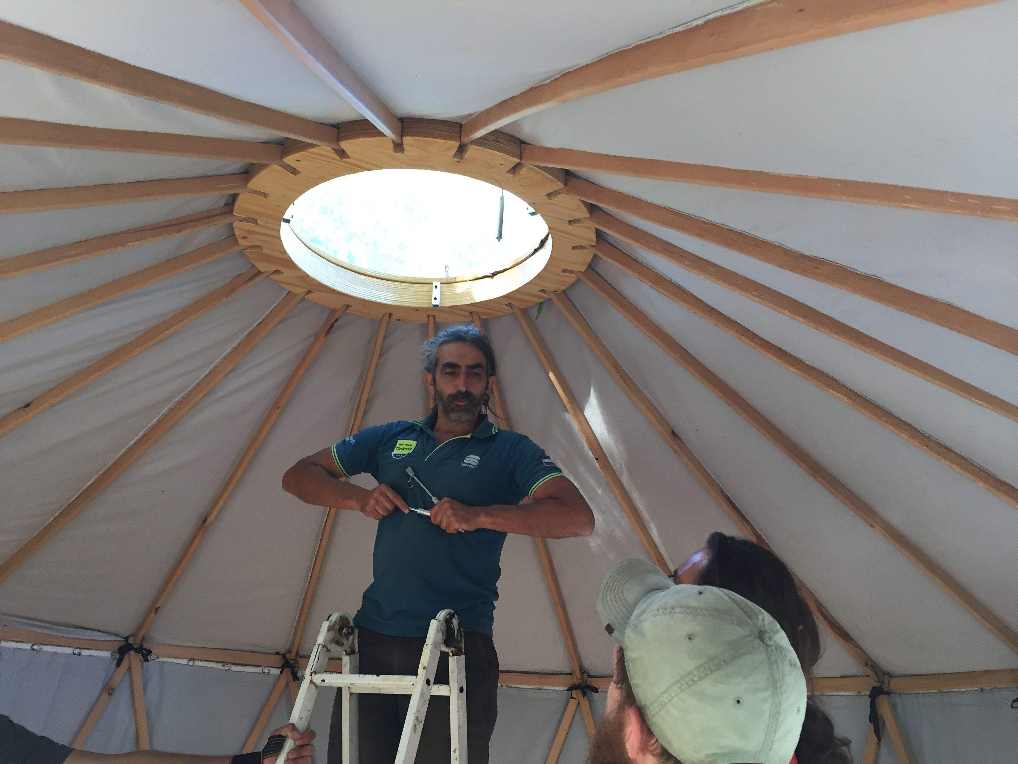 La Yurta es pot visitar fins dissabte al vespre. FOTO: C. Caball&eacute;