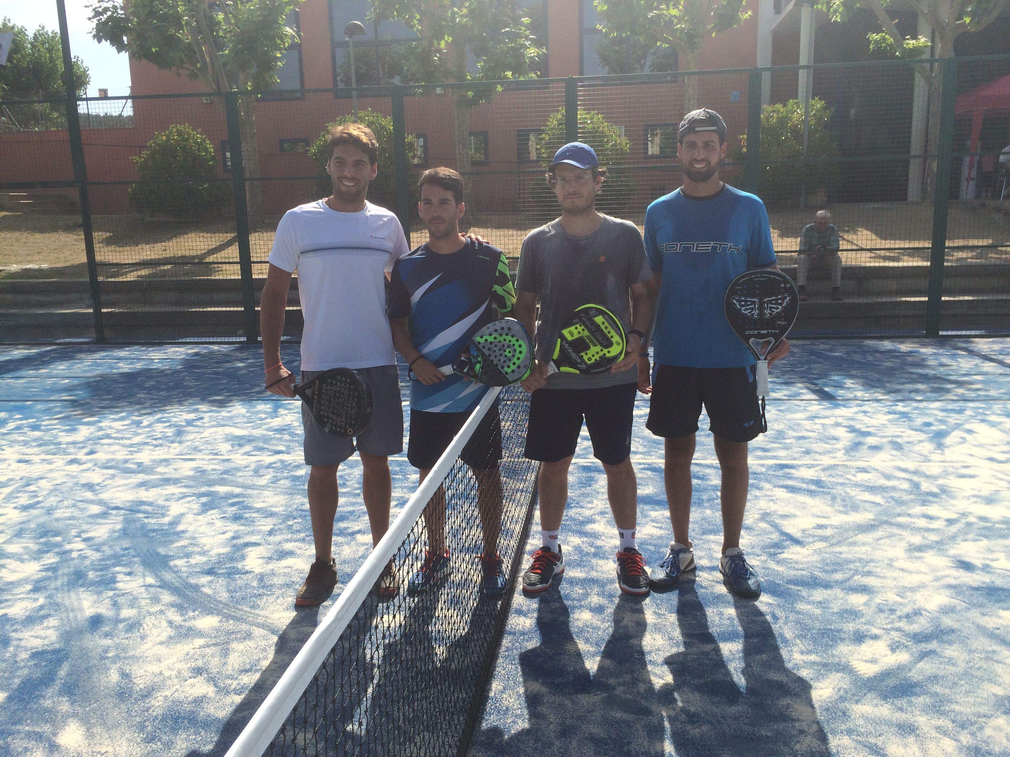 A l'esquerre de la imatge, Tommy Mulhenberg-Albert Porta, i a la dreta, Raul Carmona-Roman Dopico. FOTO: &Agrave;lex L&oacute;pez Puig 