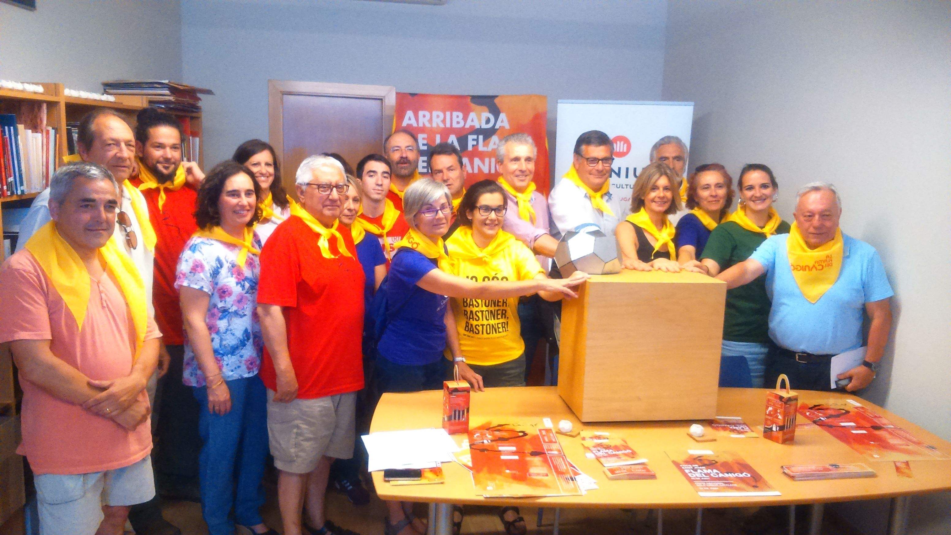 Acte de presentació dels actes de rebuda de la Flama del Canigó  FOTO: C. Caballé