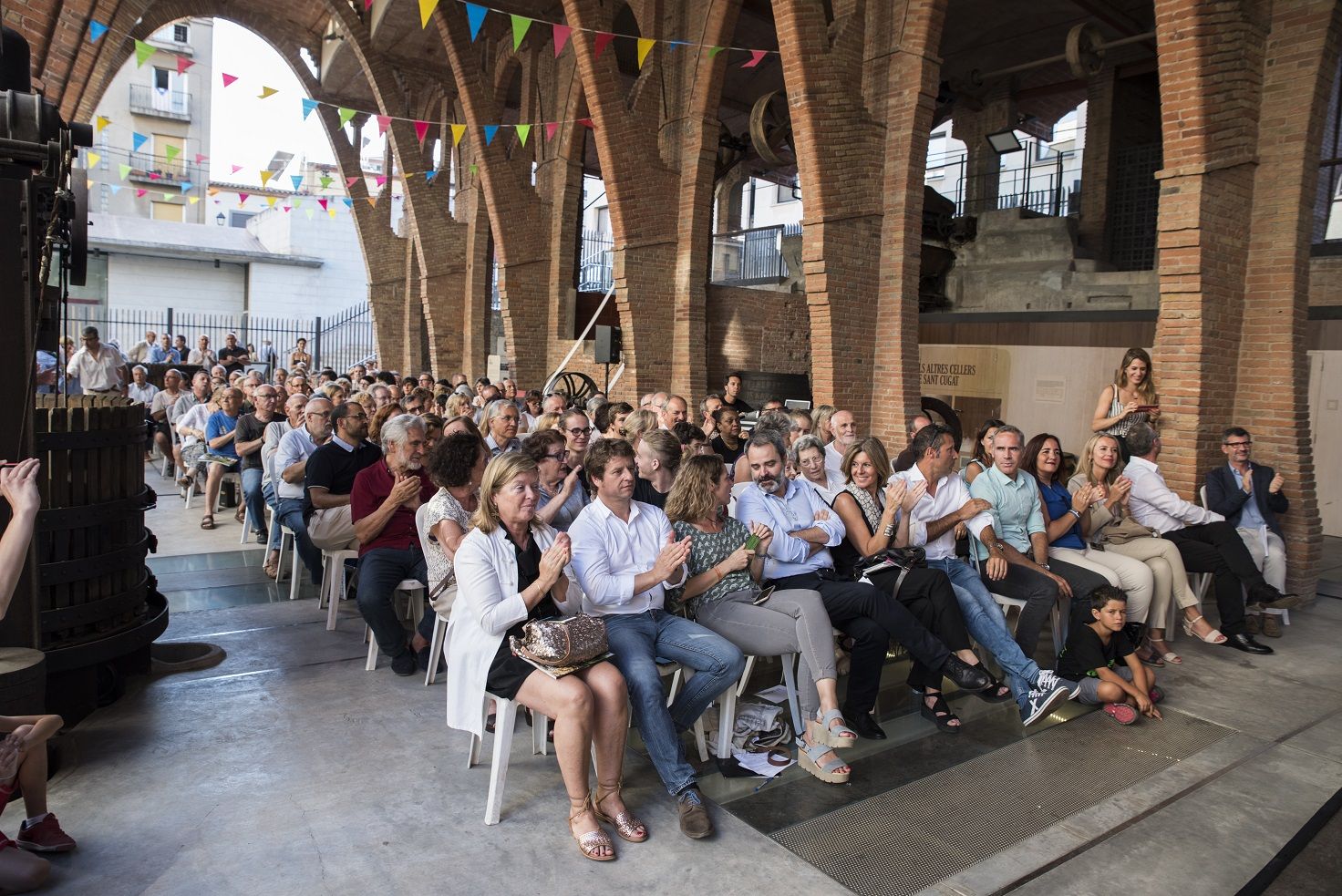 Unes 200 persones han participat de l'acte FOTO: Bernat Millet Unes 200 persones han participat de l'acte FOTO: Bernat Millet