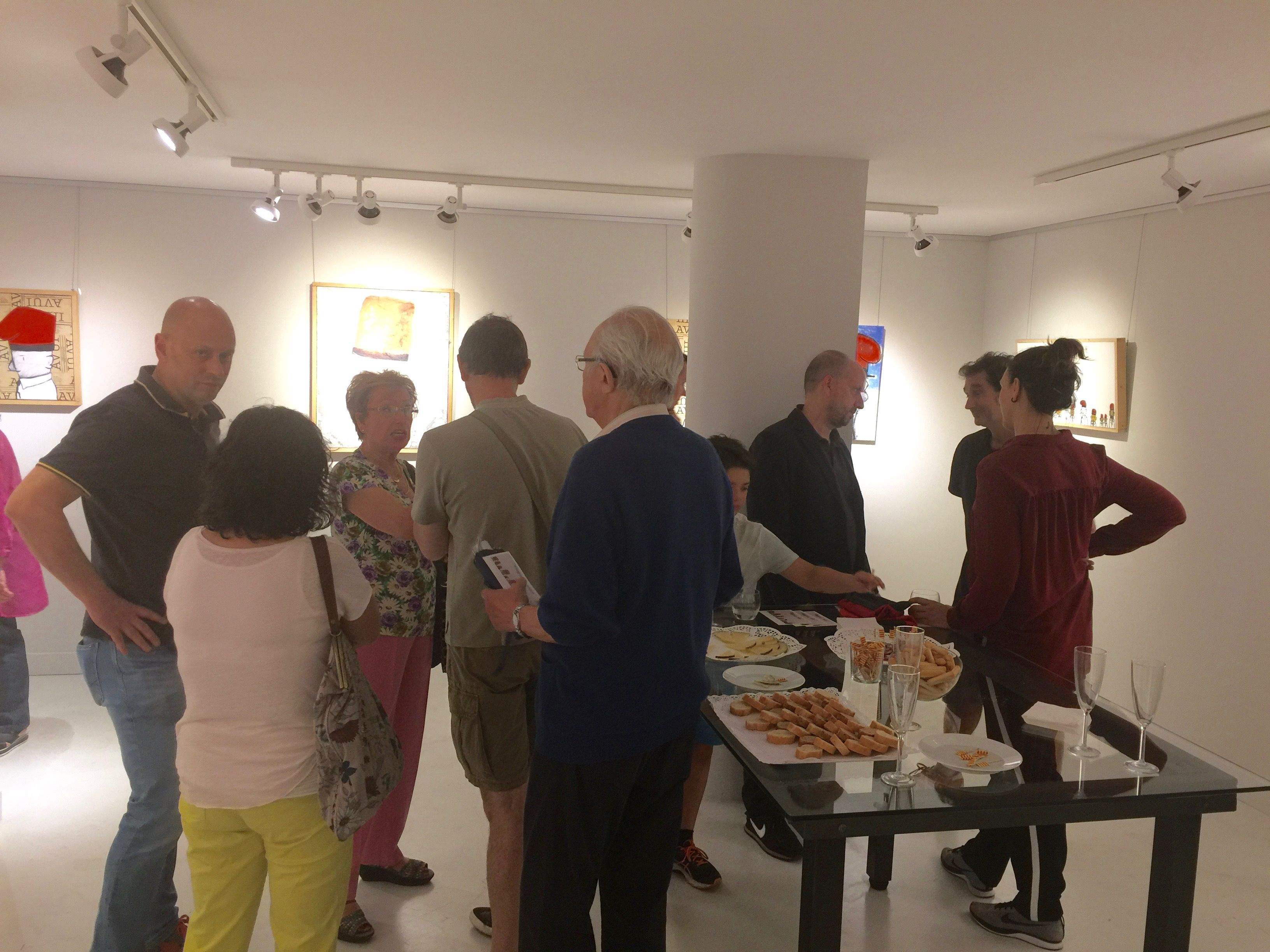 Mostra durant la inauguració. FOTO: L. Grau Mostra durant la inauguració. FOTO: L. Grau