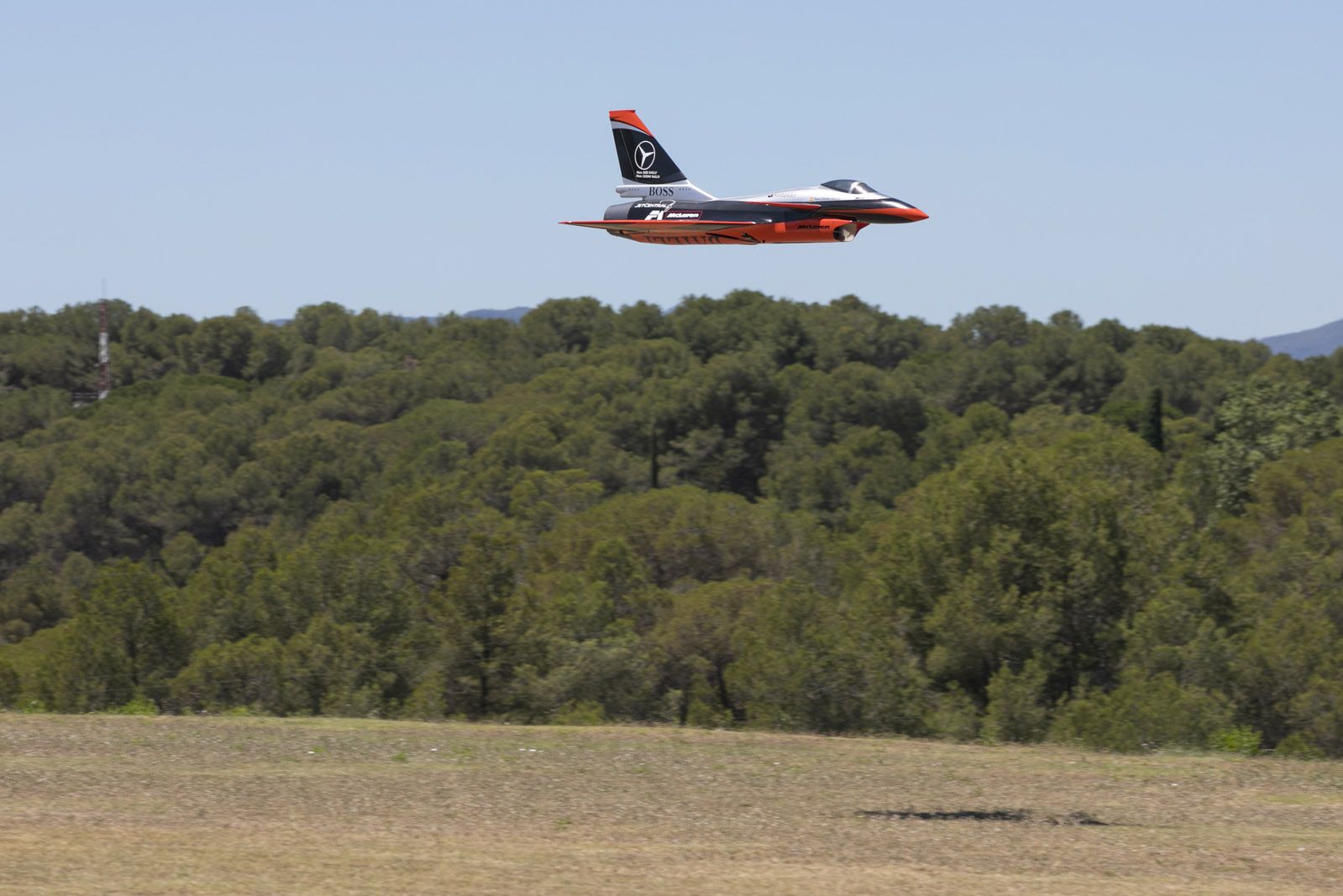 Un dels avions que els pilots han volat. FOTO: Lali Puig