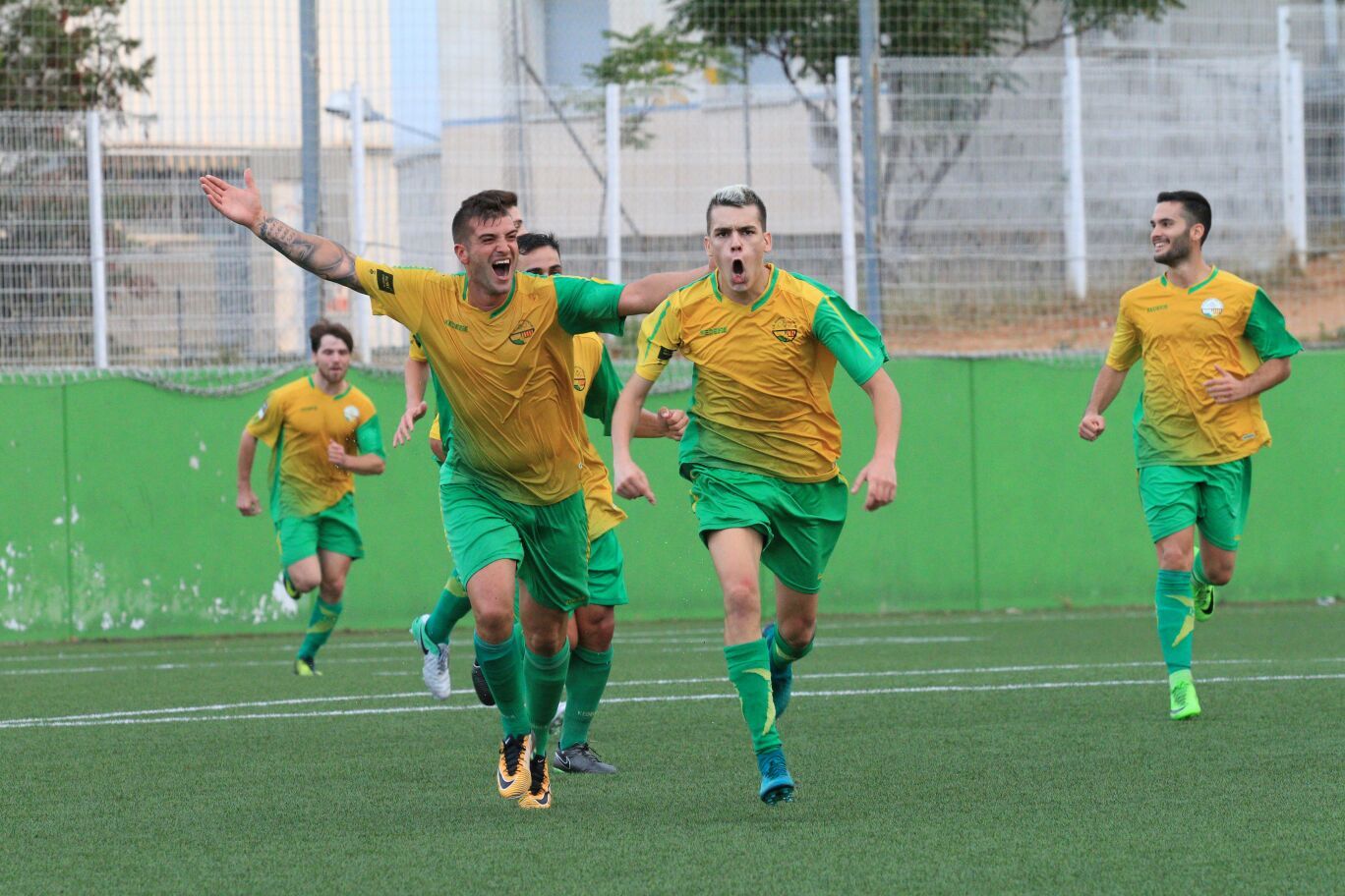 Mauri L&oacute;pez ha fet l'&uacute;nic gol del partit en el temps afegit de la primera part. FOTO: Lali &Aacute;lvarez