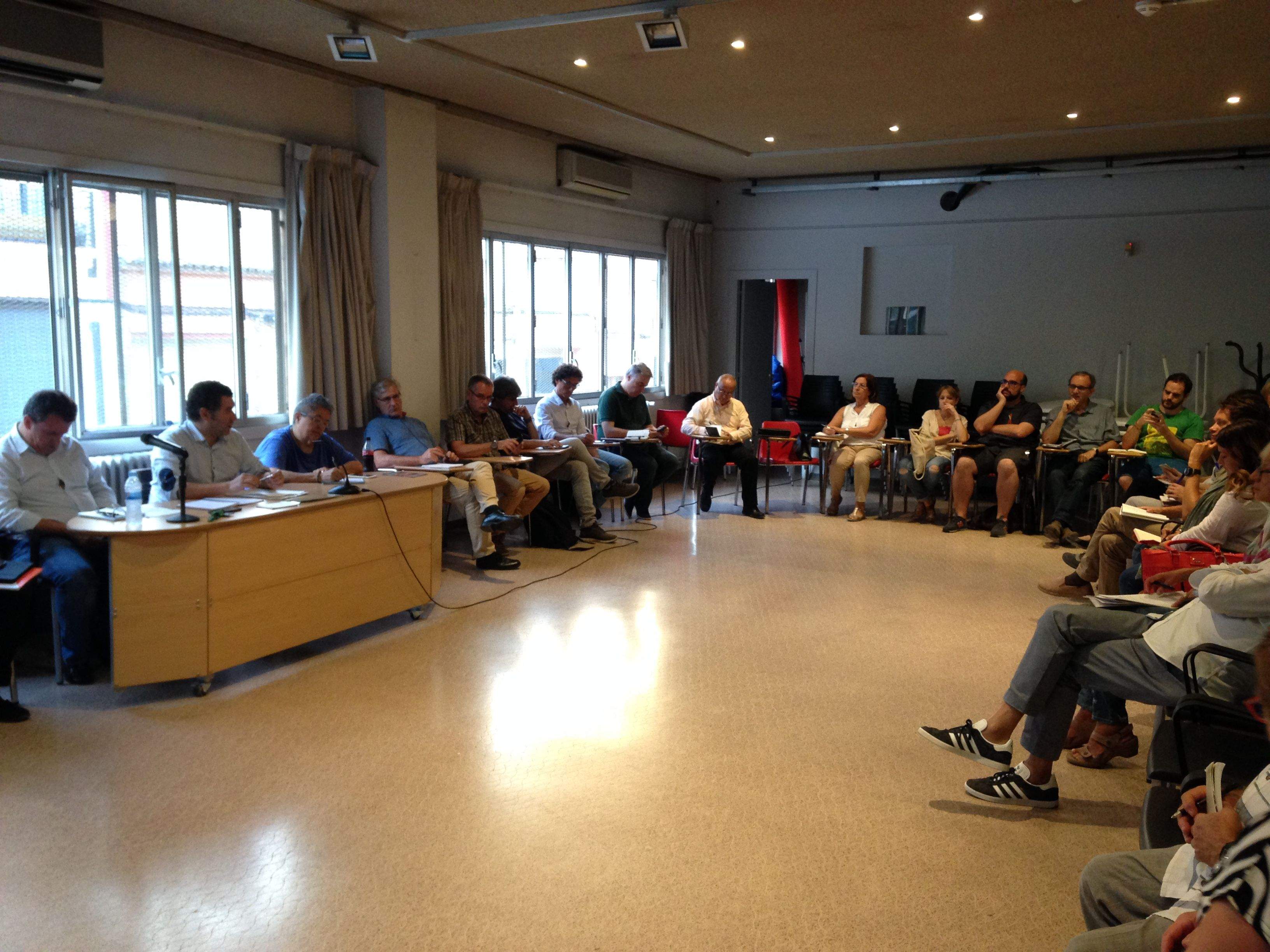 El Consell de Barri de Centre Est s'ha celebrat a la Casa de Cultura  FOTO: C. Caball&eacute;