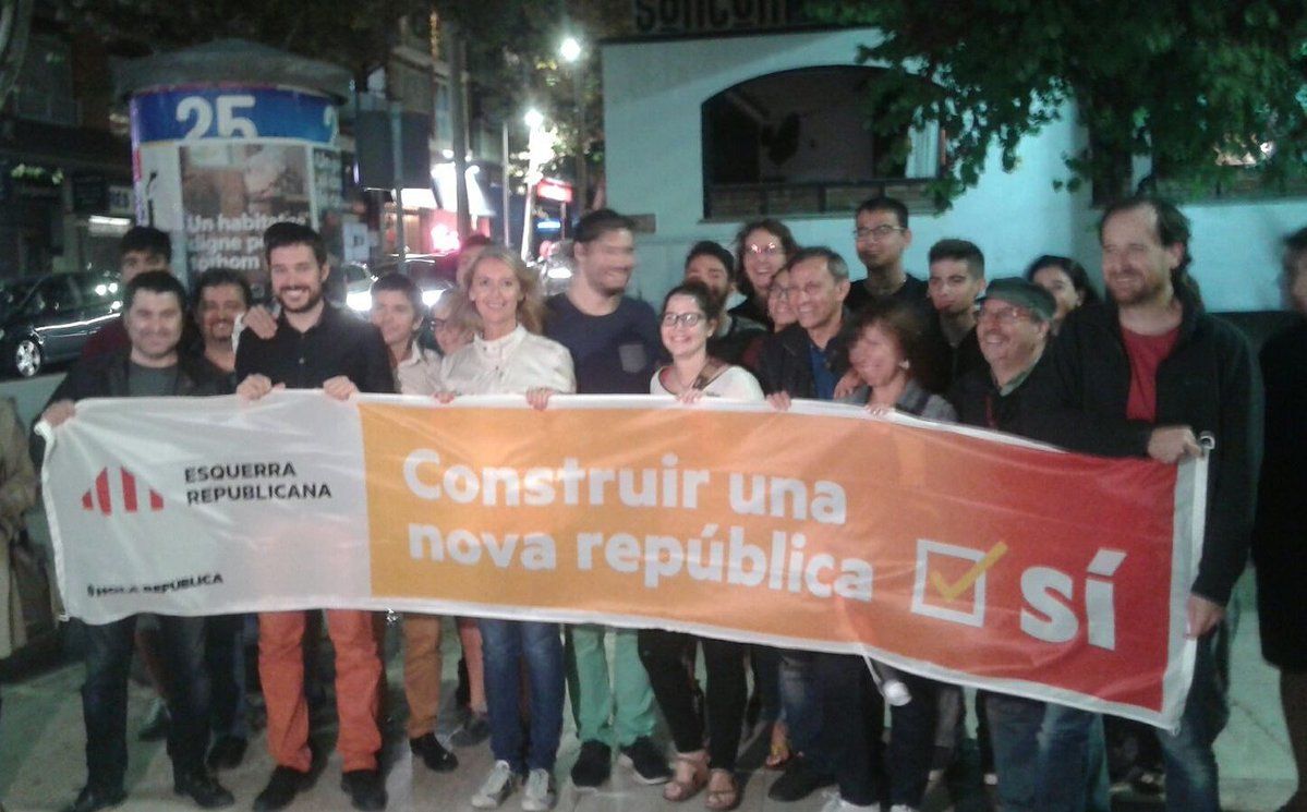 ERC en l'inici de campanya FOTO: ERC Sant Cugat