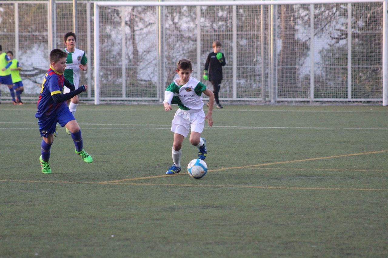 El Valldoreix FC entrena i competeix al Camp Municipal de Futbol de Vallvidrera. FOTO: Valldoreix FC
