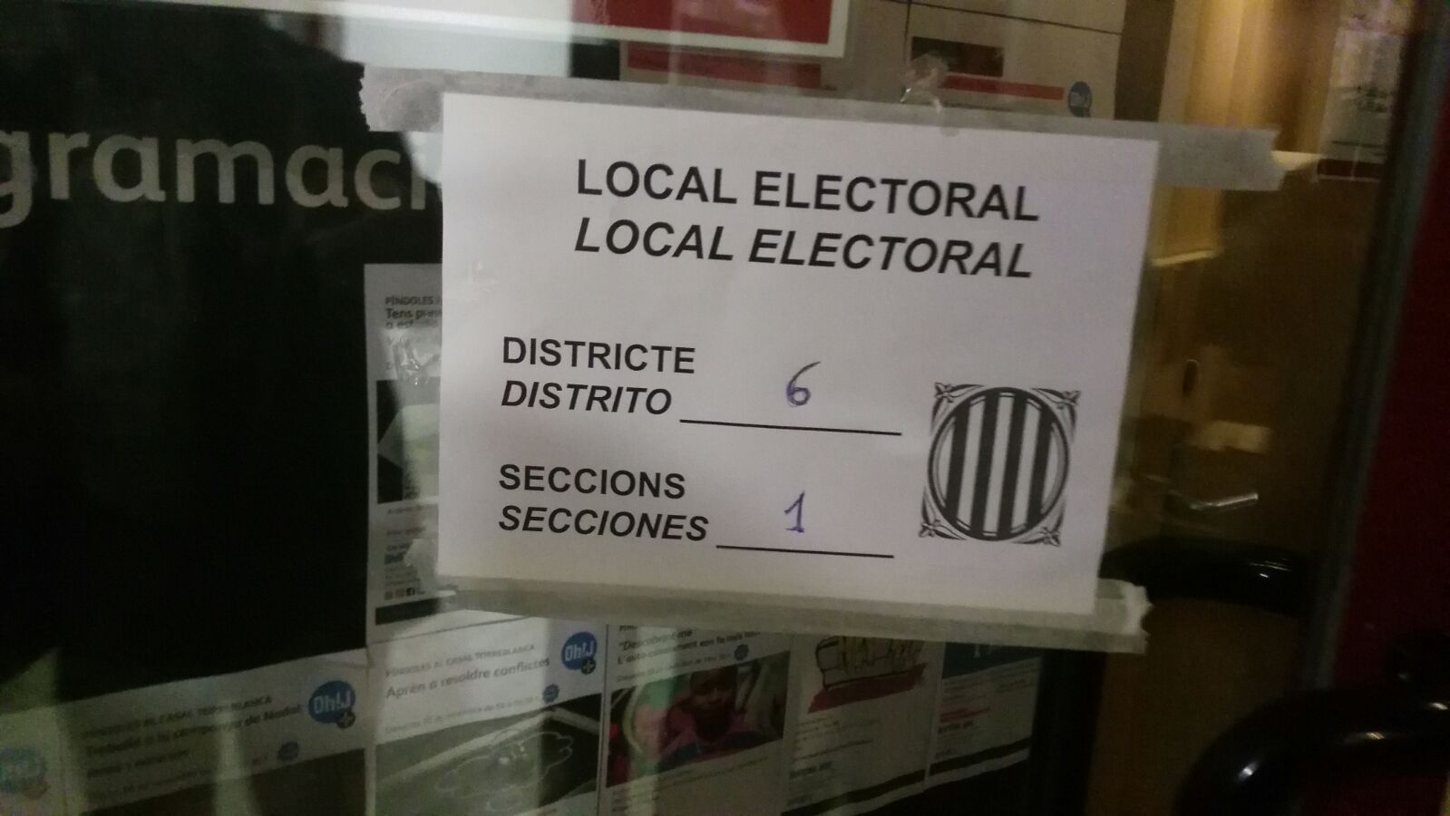Les Planes ja és col·legi electoral FOTO: Cedida