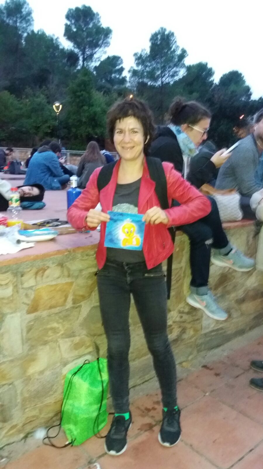 Empar Moliner al col·legi on vota a Valldoreix FOTO: Cedida