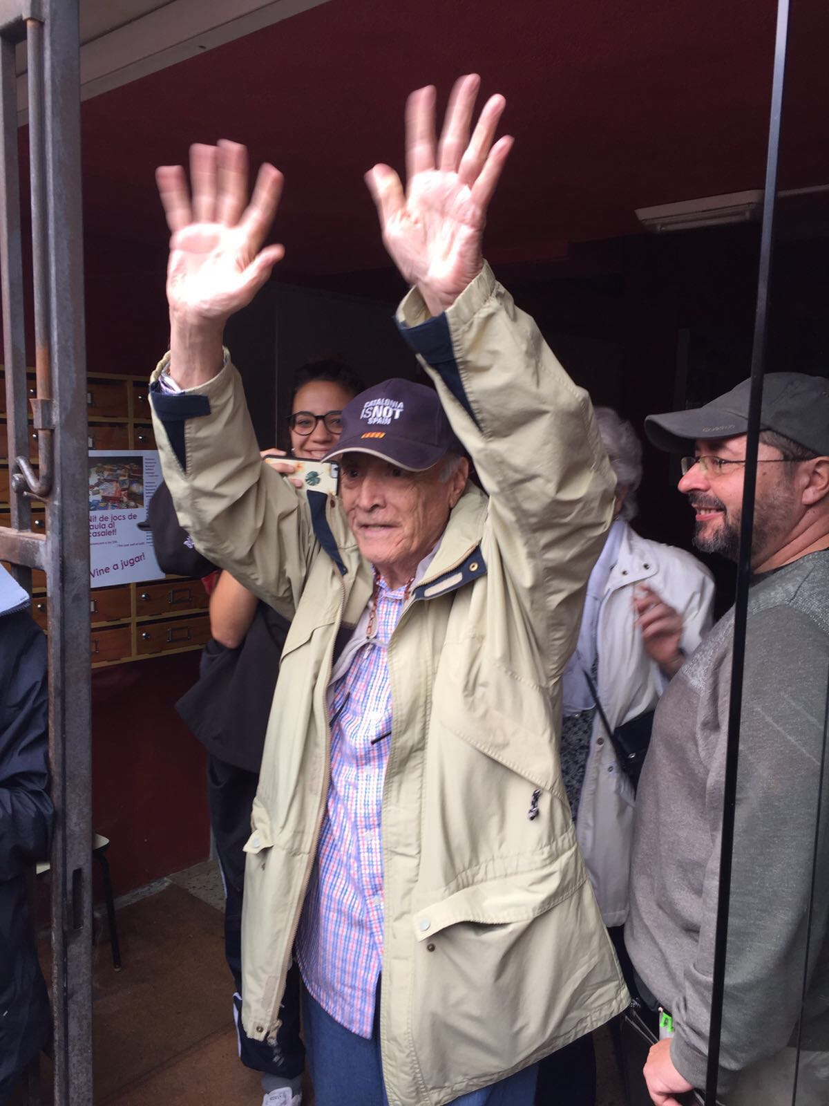 Primer votant de valldoreix FOTO: Cedida