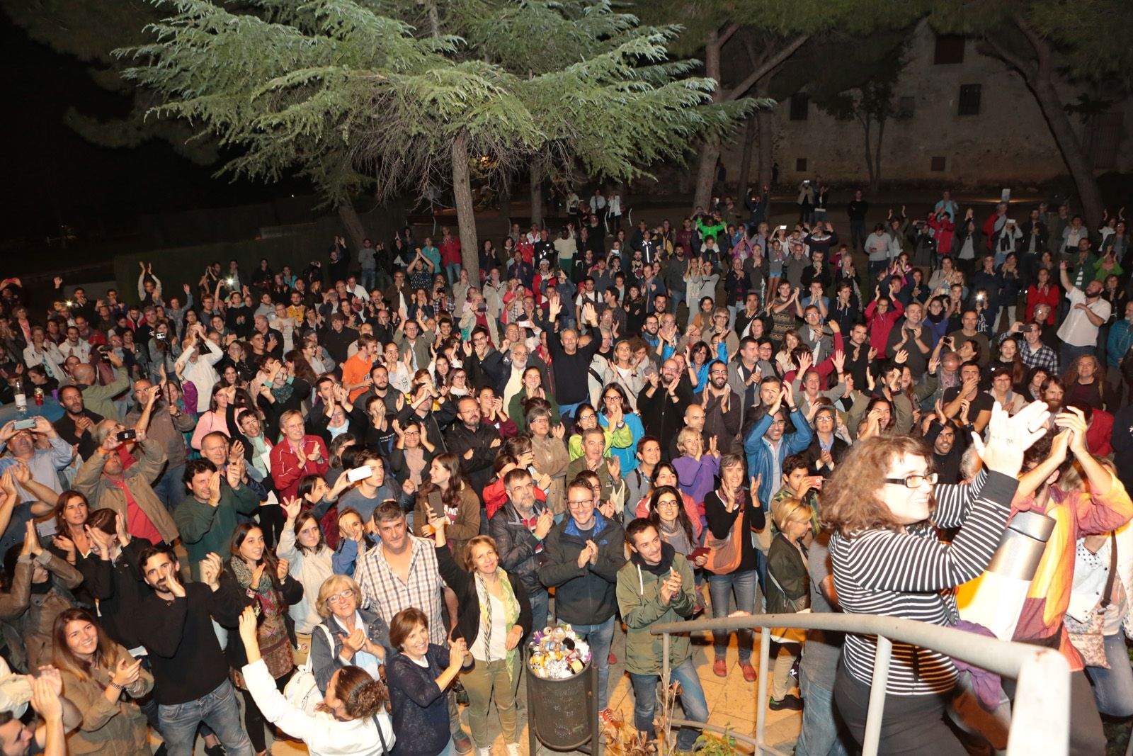 Moment de la comunicación de vots a la Casa de Cultura