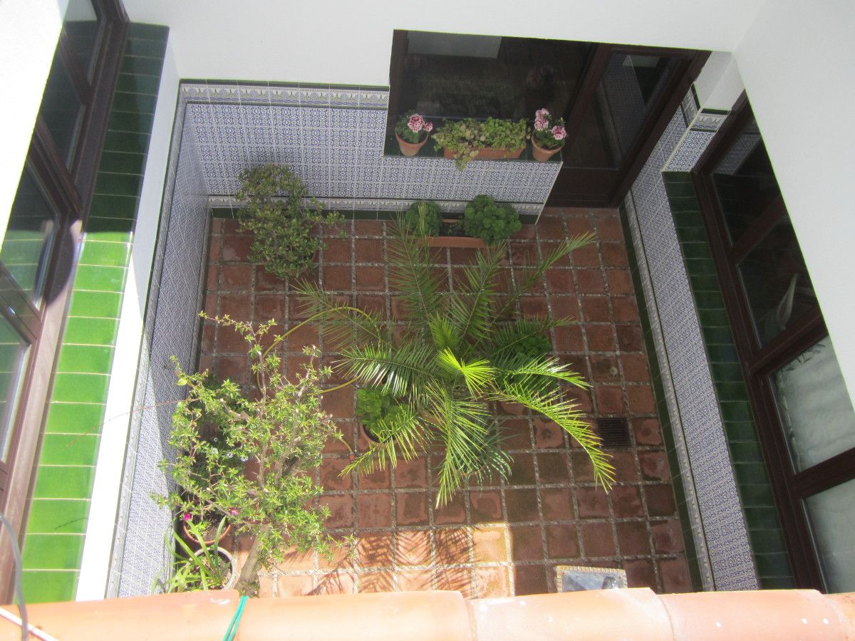 El pati interior d'aquesta casa de Valldoreix FOTO: Cedida