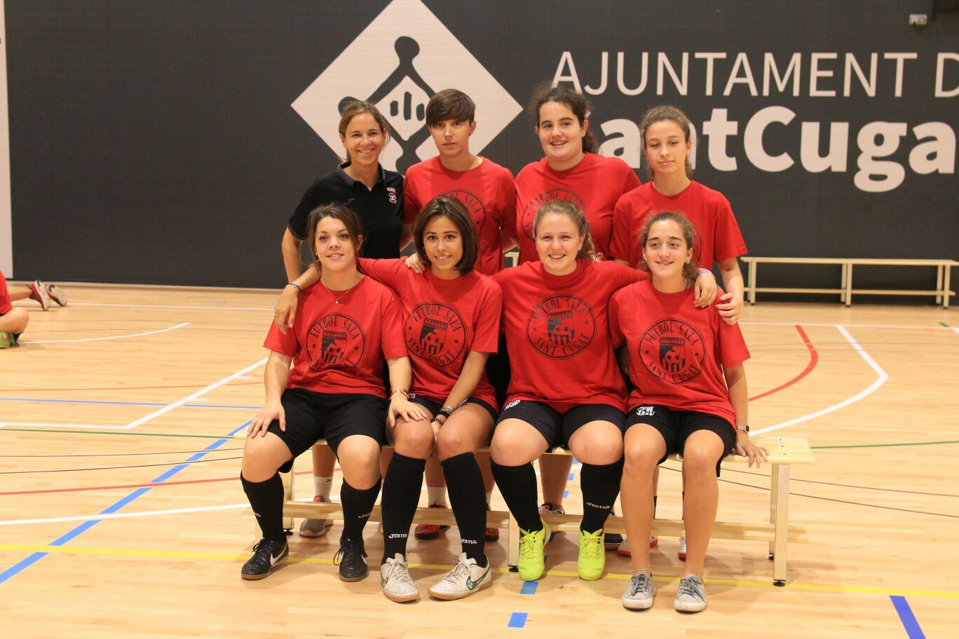 Una de les novetats d'aquesta temporada 2016-2017 és que el FS Sant Cugat torna a tenir equip sènior femení. FOTO: Lali Álvarez