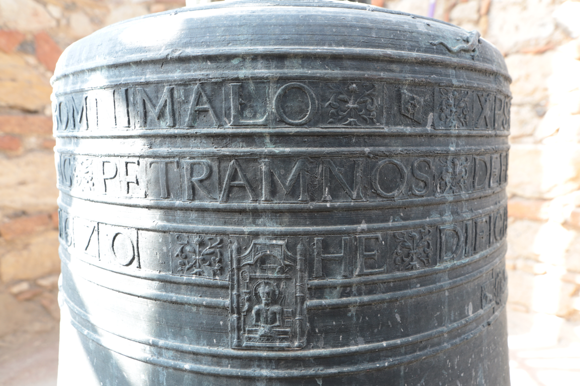 La campana del Monestir, amb més de 200 anys FOTO: Artur Ribera