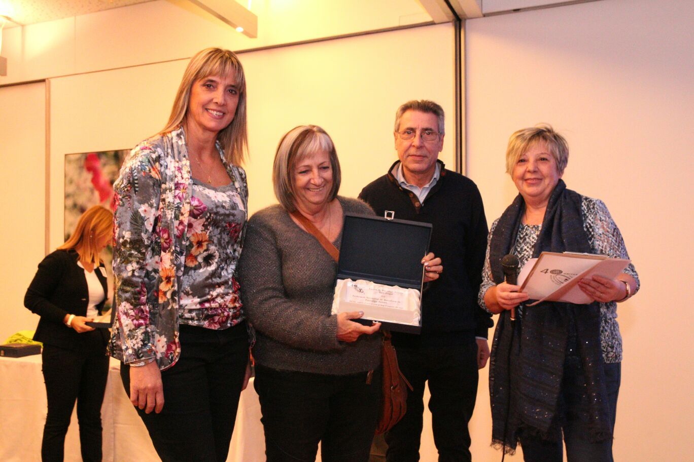 Montse Joaqu&iacute;n, Cristina Mu&ntilde;oz, Teresa Pedro, Josep Maria Perell&oacute; i Montse Joaqu&iacute;n. FOTO: Lali &Aacute;lvarez
