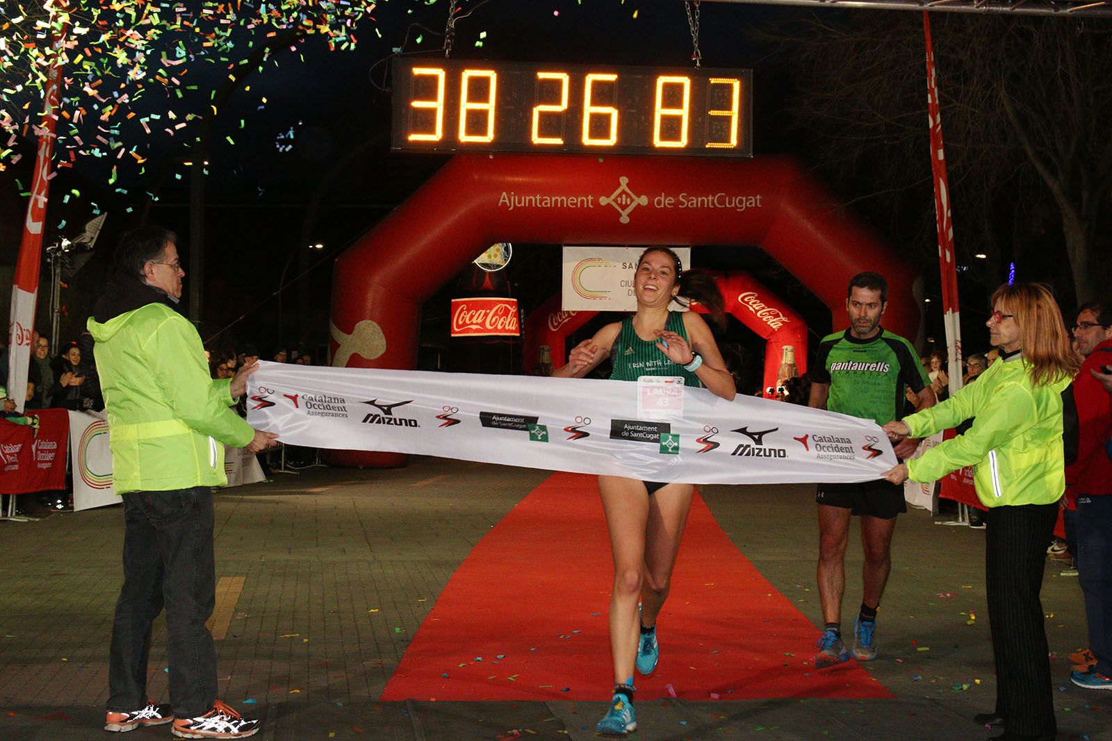 Laura Vílchez, la millor atleta de la cursa. FOTO: Lali Álvarez