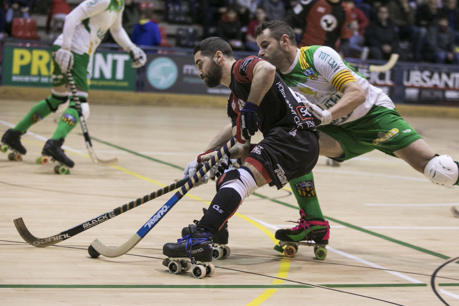 David Martínez ha estat un dels jugadors destacats del partit. FOTO: Lali Puig David Martínez ha estat un dels jugadors destacats del partit. FOTO: Lali Puig