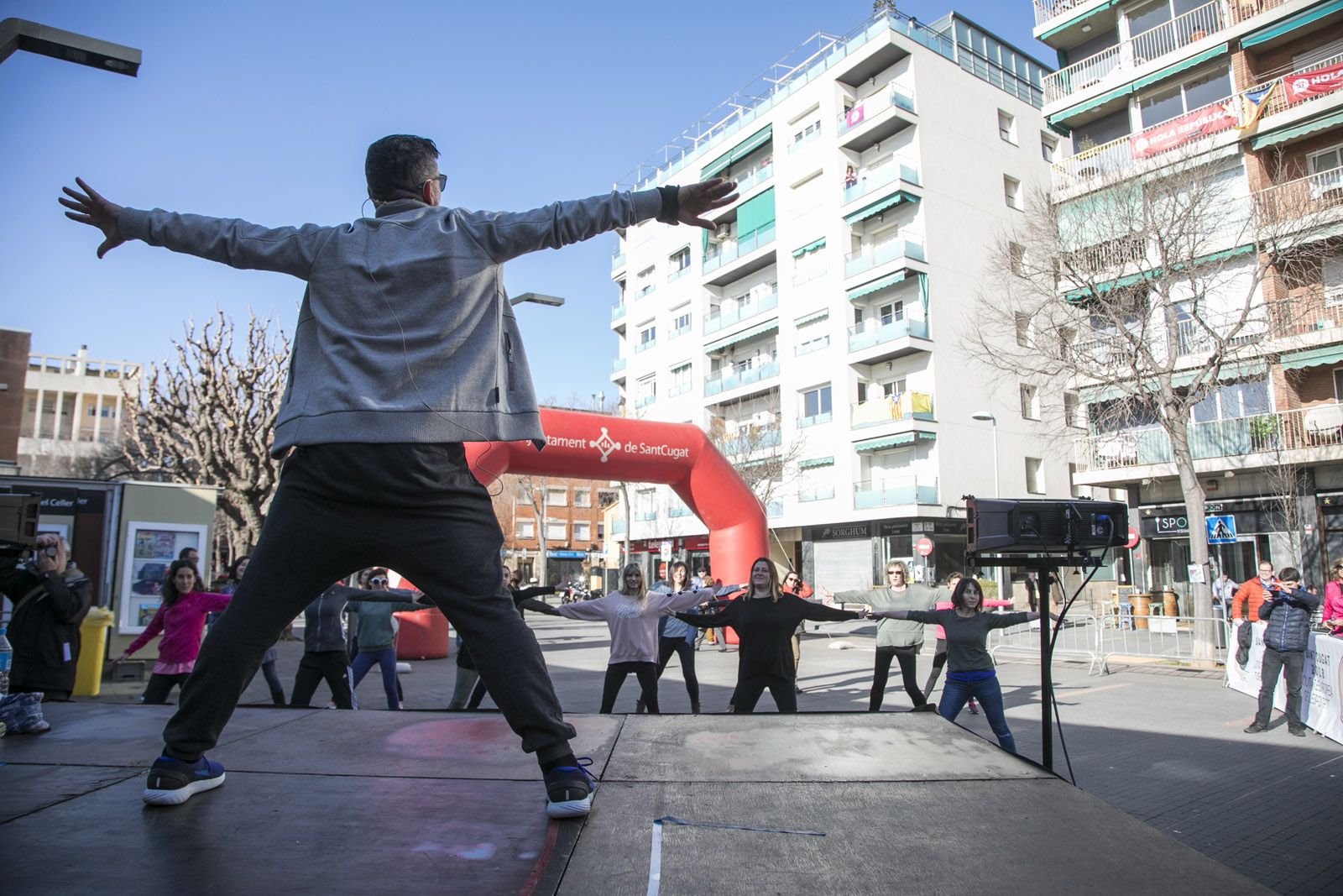 Hi ha hagut diferents sessions de fitness. FOTO: Lali Puig