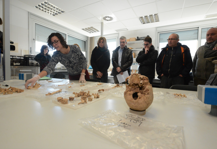 La investigadora Andrea Fernández en el laboratori de la Universitat Autònoma FOTO: Localpres La investigadora Andrea Fernández en el laboratori de la Universitat Autònoma FOTO: Localpres