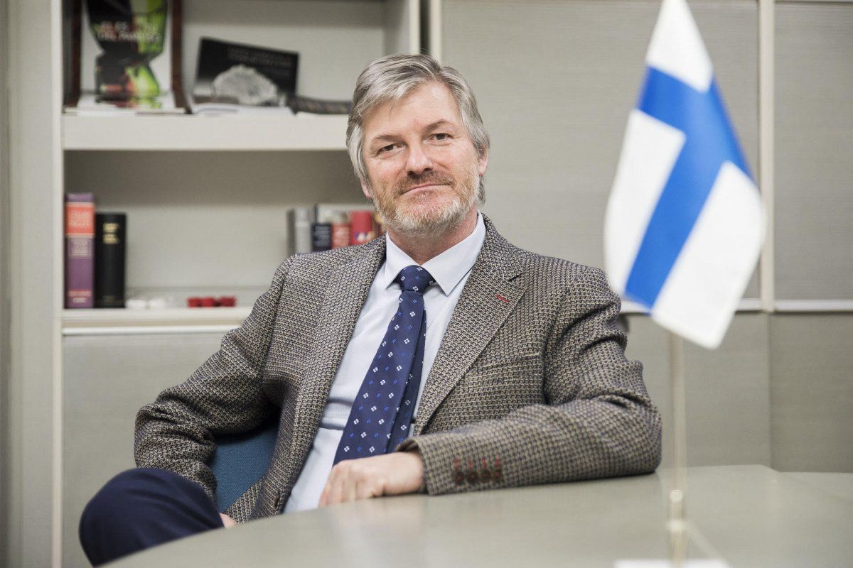 Albert Ginjaume excònsol honorari de Finlàndia. FOTO: Jordi Borràs