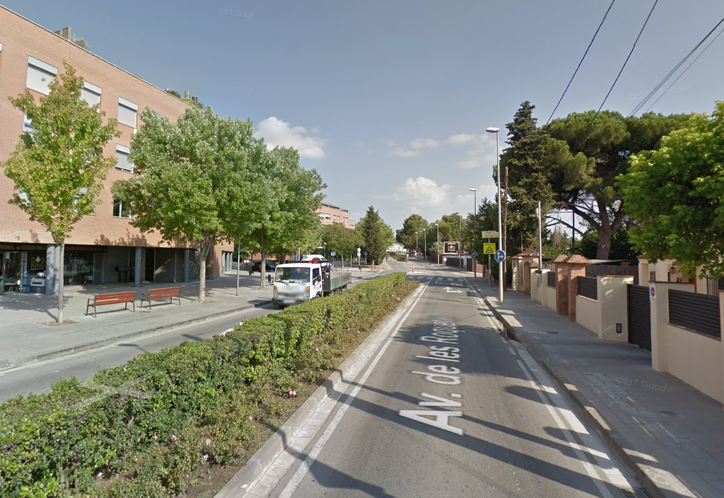 L'avinguda de Can Roquetes de Sant Cugat, a Can Magí FOTO: Google Maps