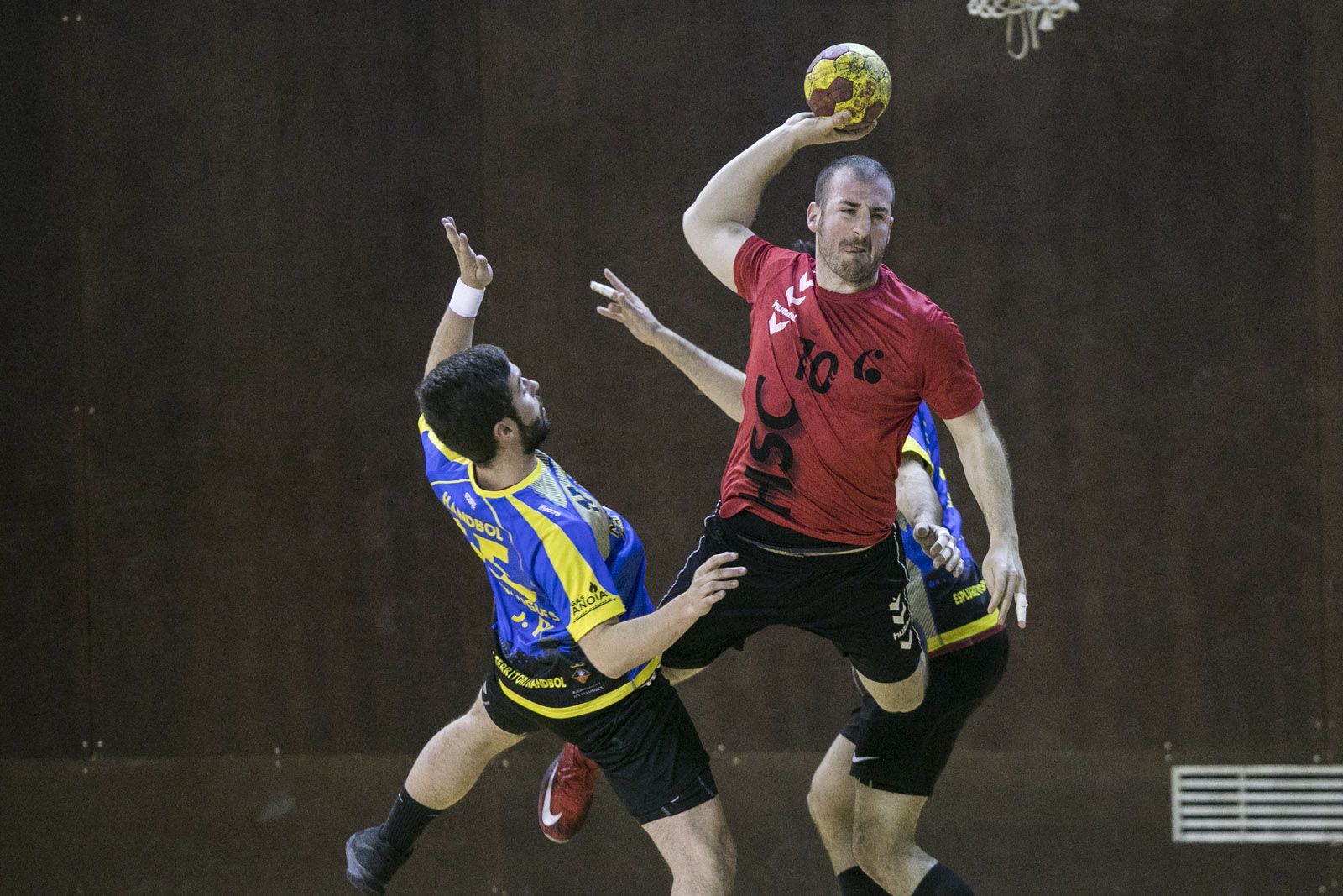 Gerard March, en una acci&oacute; del partit. FOTO: Lali Puig