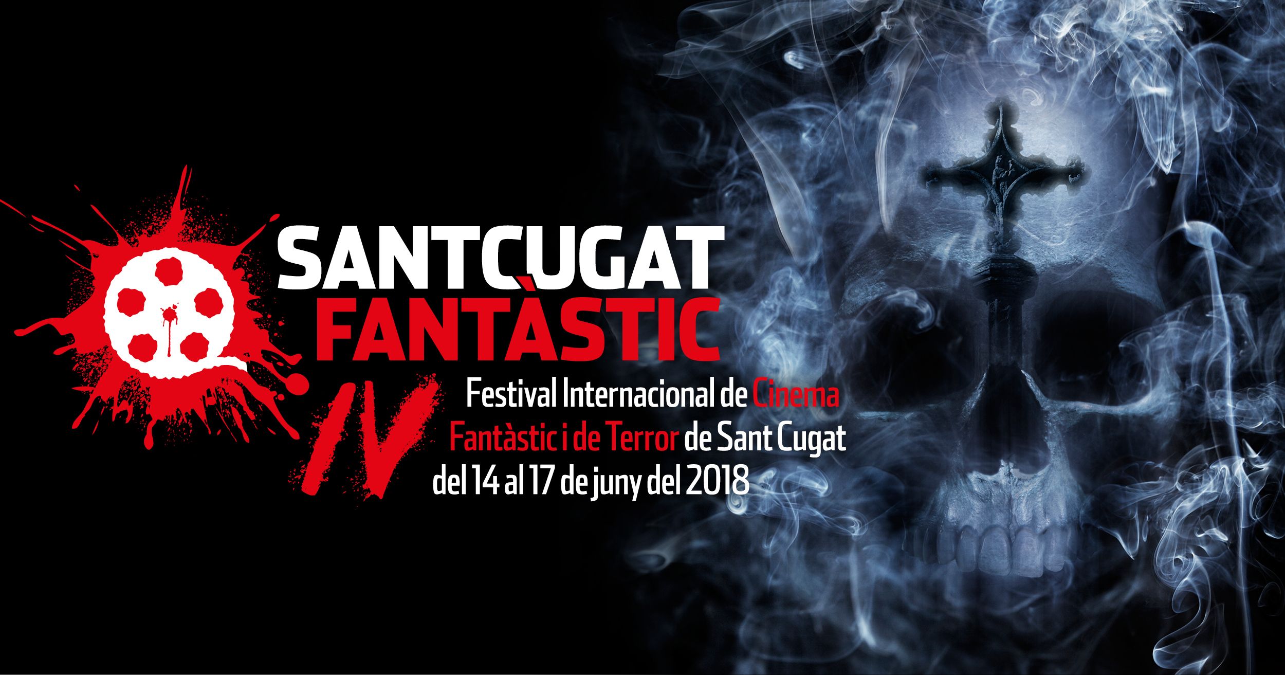 Cartell del IV Festival Internacional de Cinema Fantàstic i de Terror de Sant Cugat. FOTO: Sant Cugat Fantàstic.