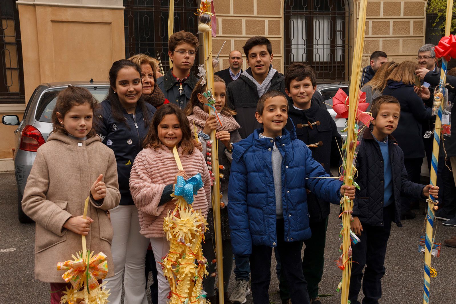 Benedicció de les palmes i els palmons al Centre Borja. FOTO: Paula Galván Benedicció de les palmes i els palmons al Centre Borja. FOTO: Paula Galván