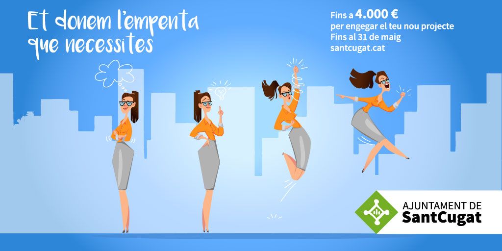 Les ajudes a la autoocupació otorgaran 4.000 € per persona. FOTO: Ajuntament de Sant Cugat. Les ajudes a la autoocupació otorgaran 4.000 € per persona. FOTO: Ajuntament de Sant Cugat.