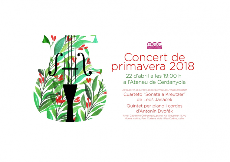 Cartell del Concert de Primavera de l'OCC. FOTO: OCC. 
