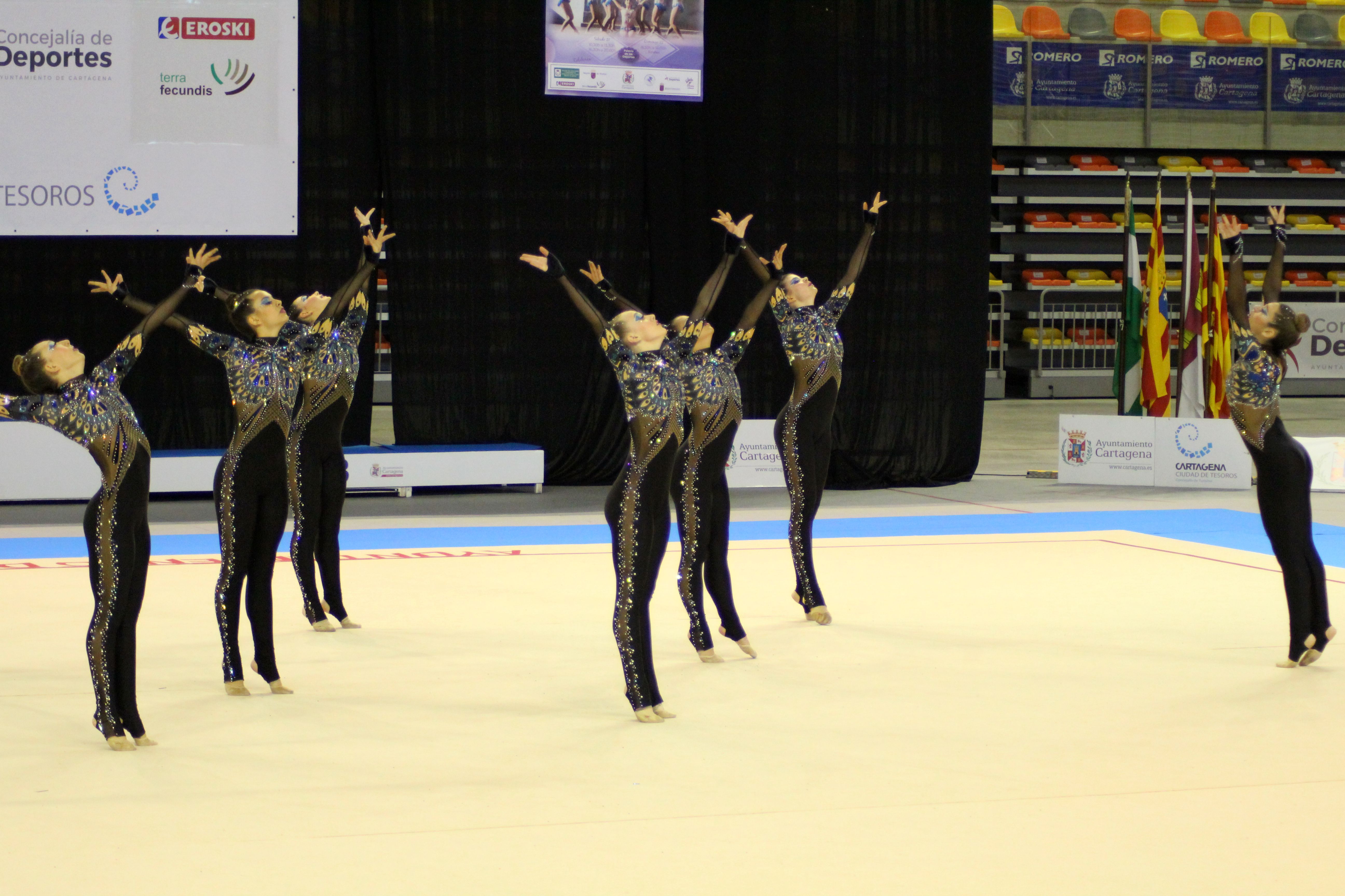 Actuació de l'equip júnior al Campionat d'Espanya. FOTO: CGSC