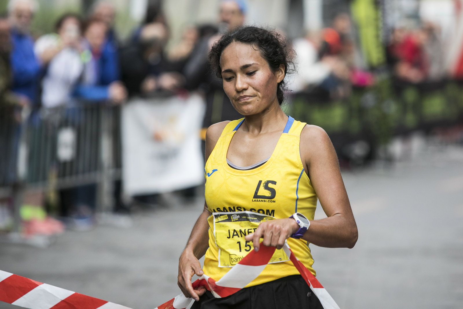 Janeth Becerra, campiona de la Mitja Marató. FOTO: Lali Puig