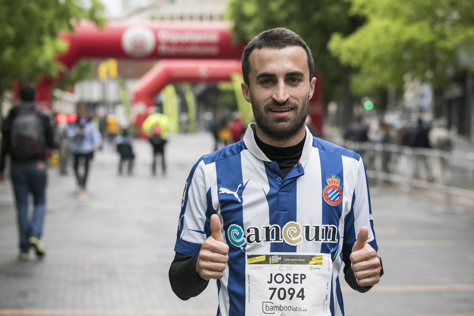 Josep Díaz, campió de la cursa dels 7 quilòmetres. FOTO: Lali Puig